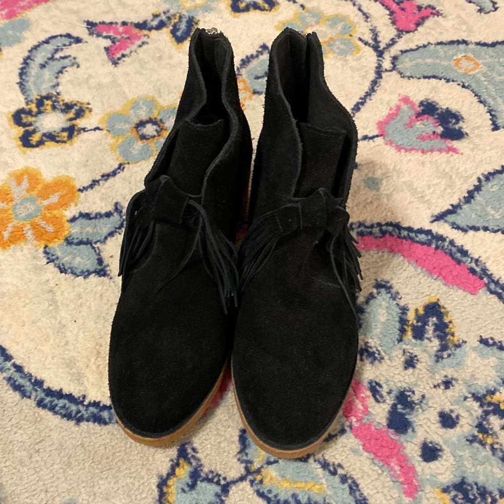 Ugg black suede booties